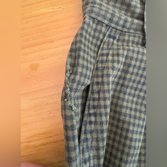 Vintage Checkered Cotton Trousers - Picture 11 of 11
